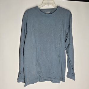 L.L. Bean Blue Long Sleeve Tee Shirt